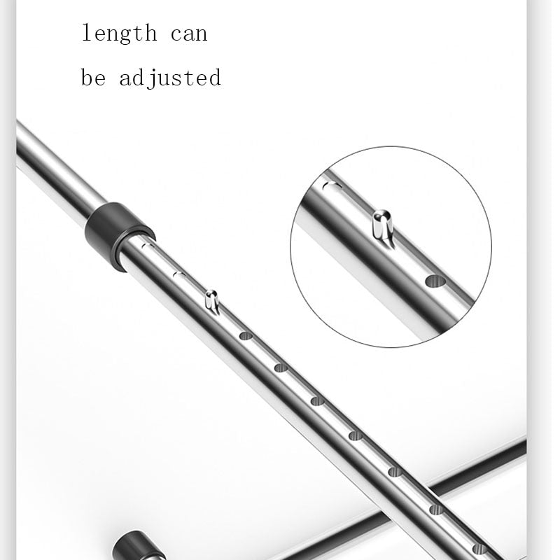 Maliben | Stainless Steel Foldable Balcony Clothes Hanger