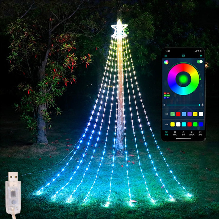 Maliben | Creative Smart Christmas Tree Led String Light