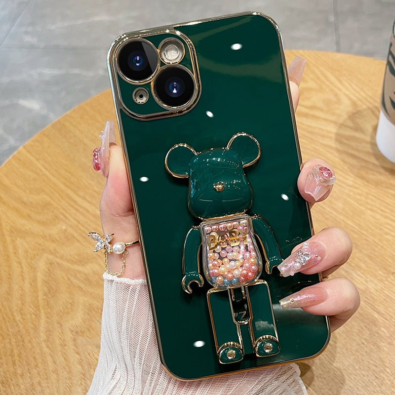 Maliben | Bear Lover Colorful 3d Doll Phone Case
