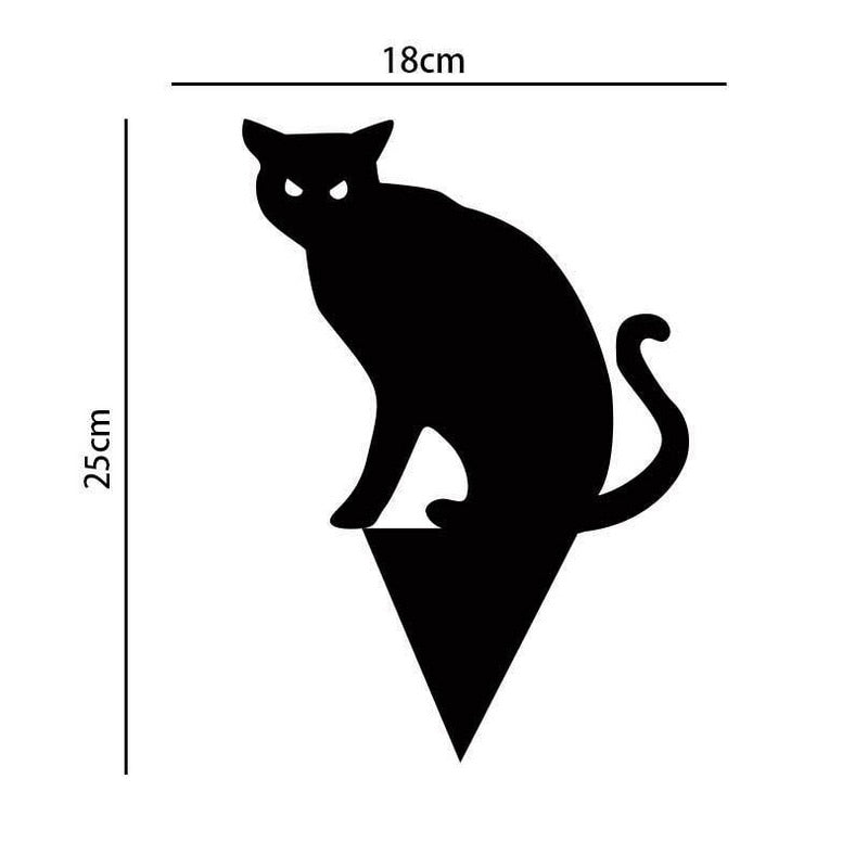 Maliben | 3pcs Black Cat Garden Ornaments