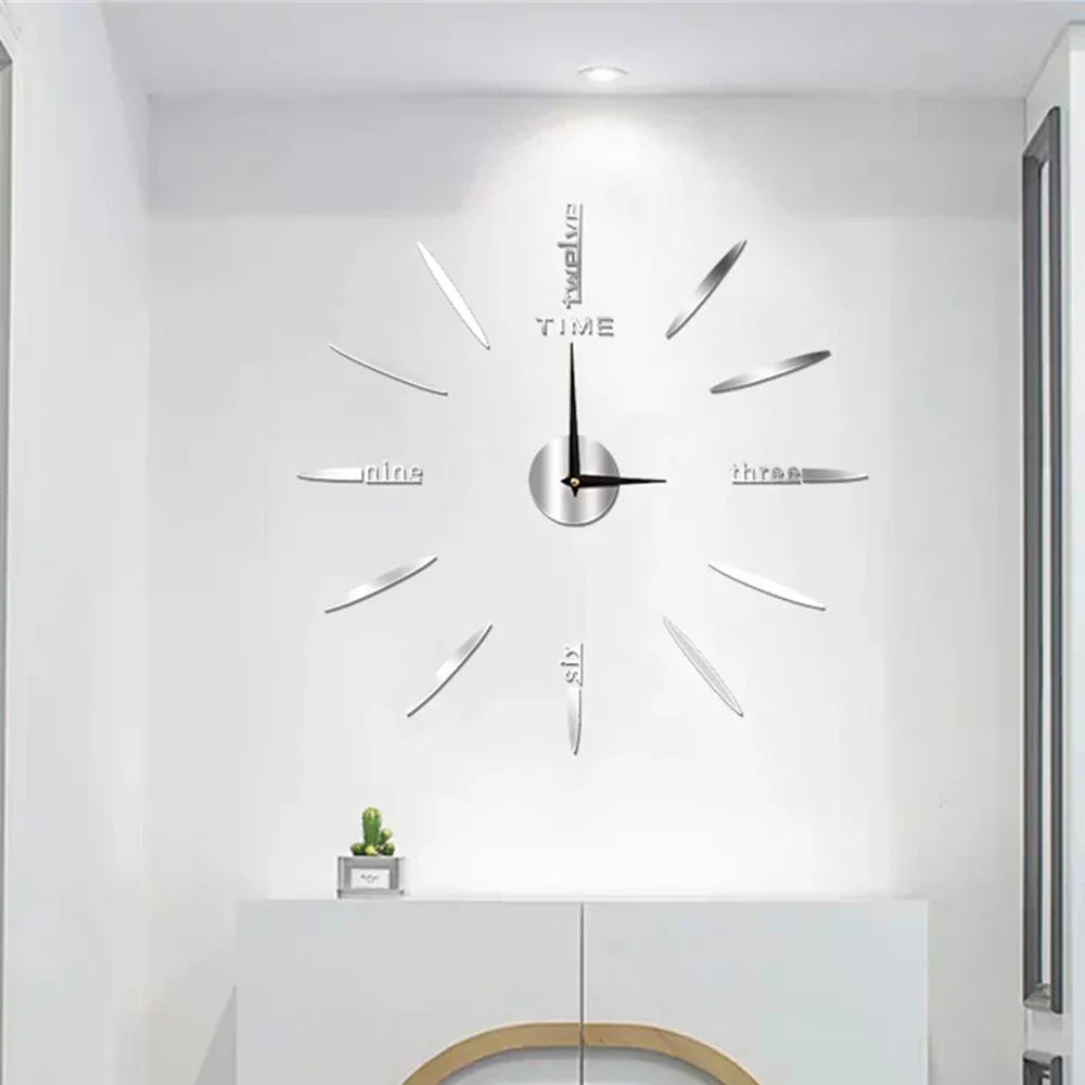 Maliben | New large unique style acrylic wall clock