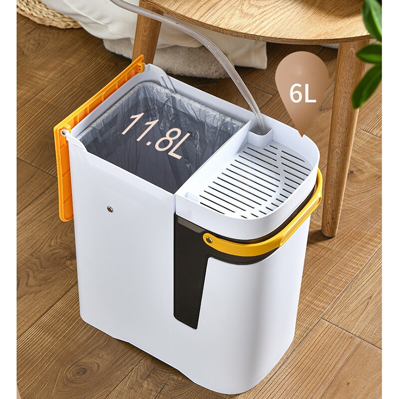 Maliben | 2in1 Dry & Wet Storage Easy Trash Can