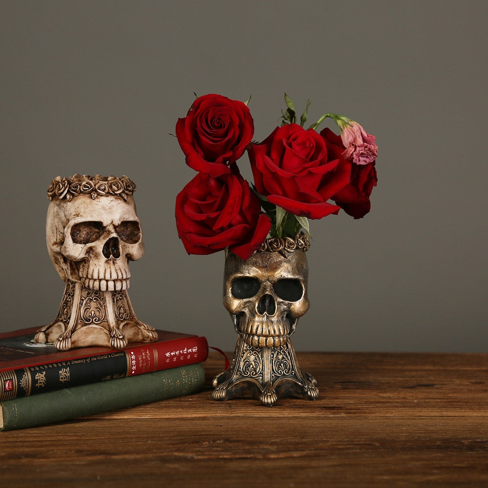 Maliben | Resin Skull Flower Pot