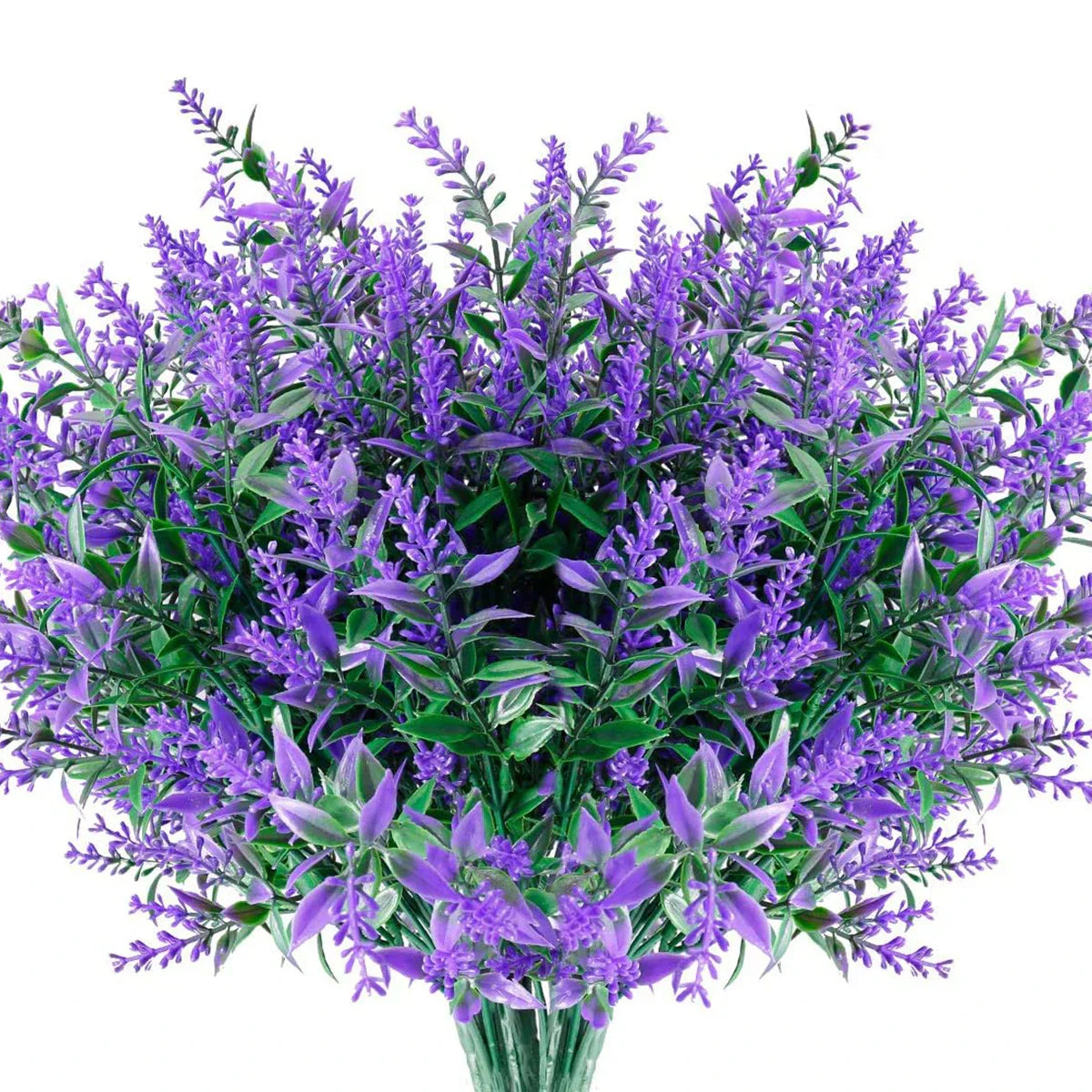 Maliben | Florabell 12 Piece Set Artificial Lavender | Artificial Plants For Weddings, Vases, Garlands & Decoration | For Indoor & Outdoor