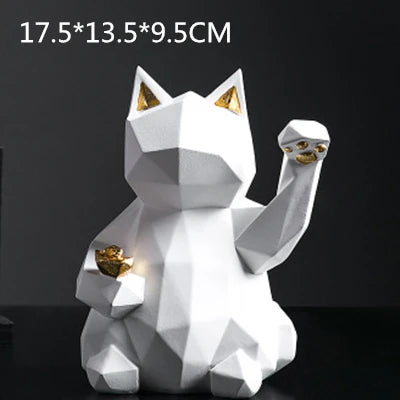Maliben | Nordic Style Geometric Lucky Cat