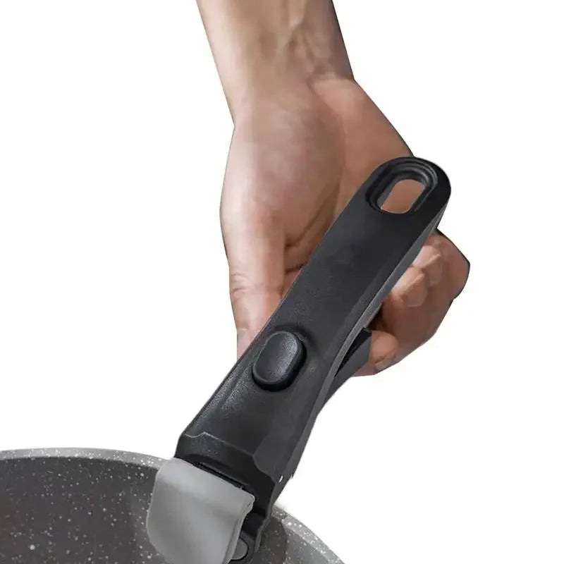 Maliben | Flexigrip Detachable Universal Pot Handle | Heat Resistant & Ergonomic | For Pans & Pots | One-Hand Operation