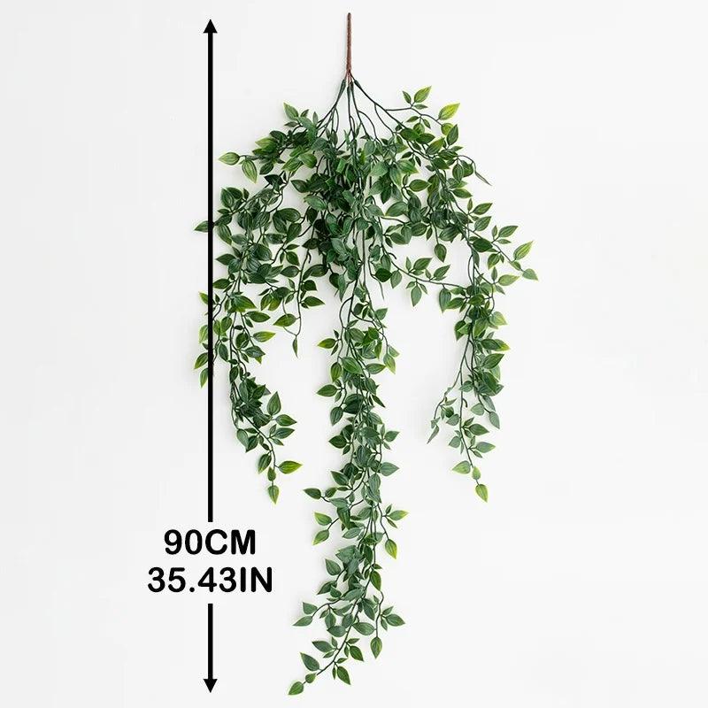 Maliben | Verduraline Artificial Plant Hanging | Evergreen & Maintenance-Free | 90 Cm Decoration | Fresh Natural Design