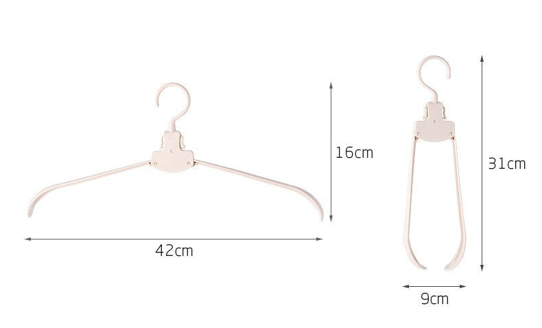 Maliben | Easy Fold Wide Foldable Clothes Hanger
