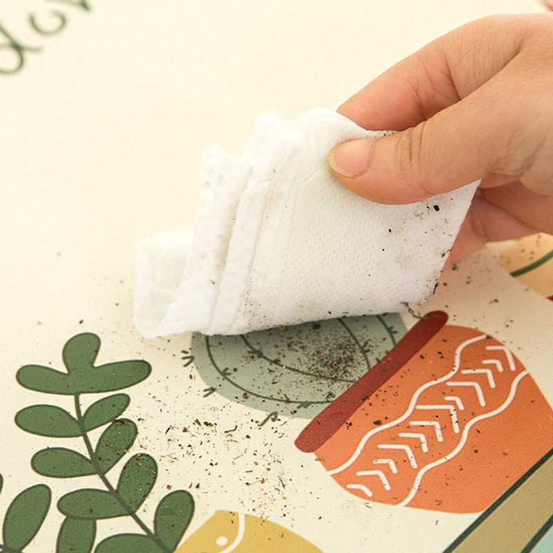 Maliben | Retro Floral Washing Machine Cover Drainer Mat