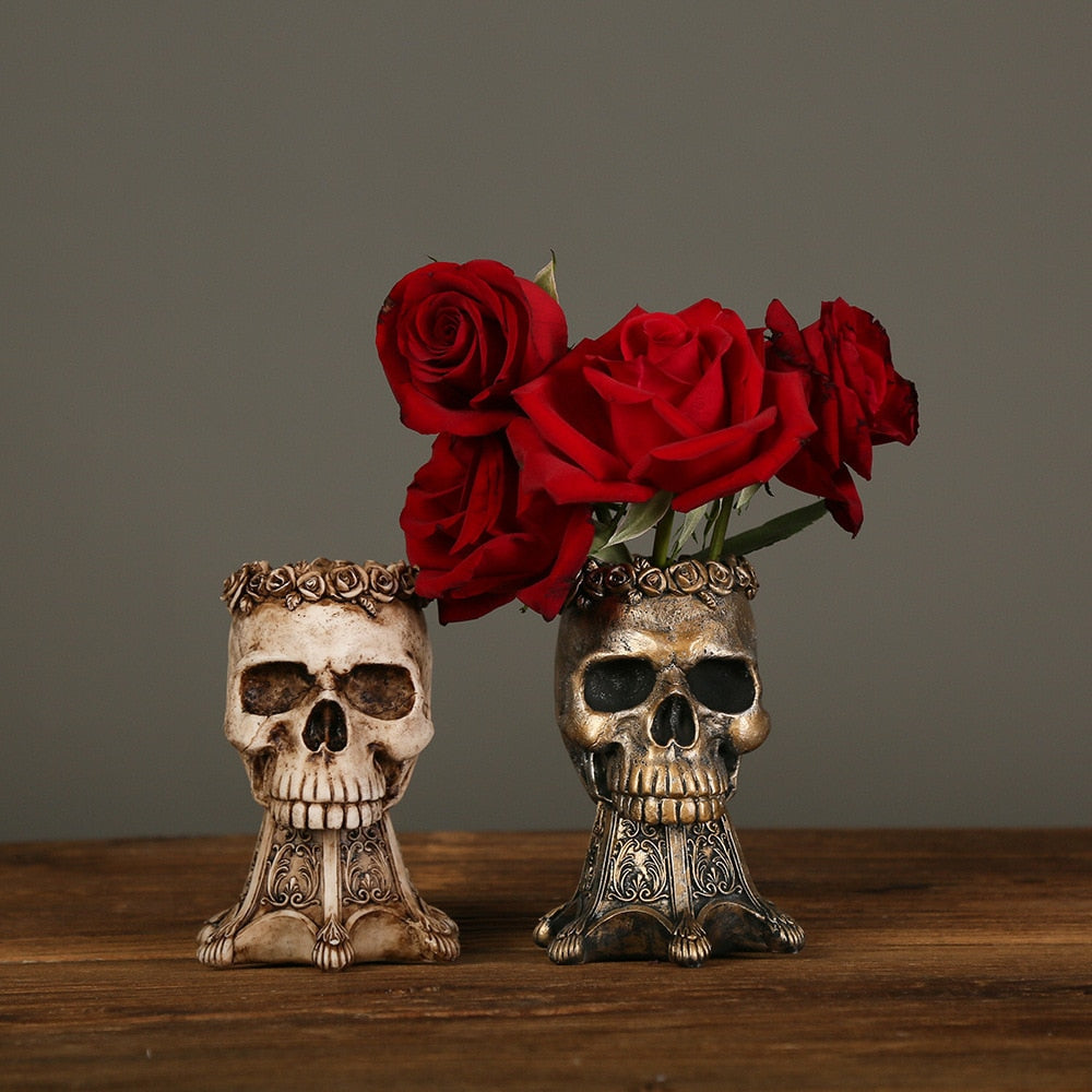 Maliben | Resin Skull Flower Pot