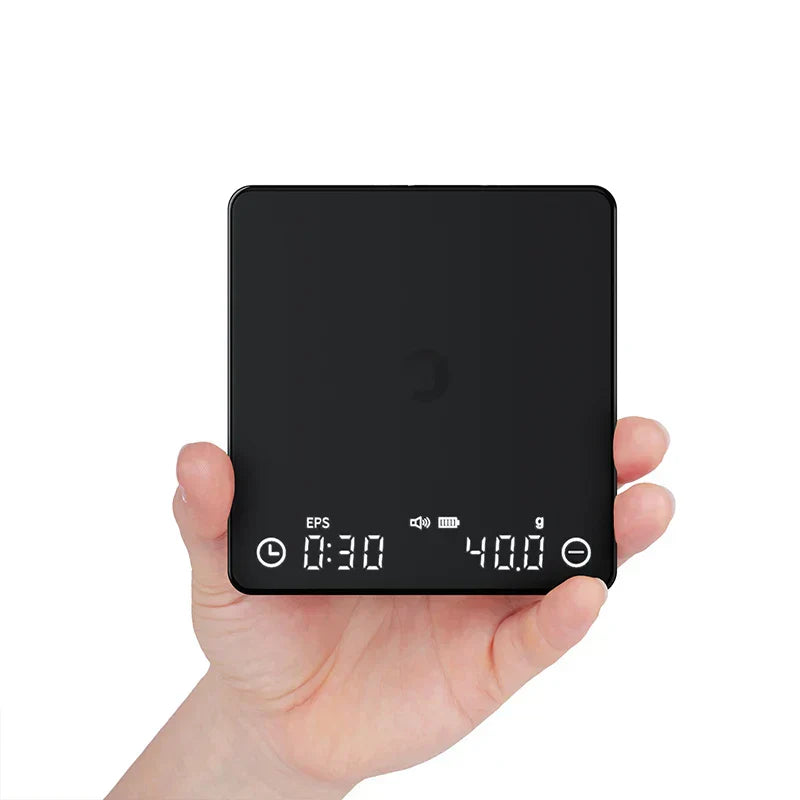 Maliben | SearchPean Tiny/Tiny2s Espresso Coffee Kitchen Scale, Mini Smart Timer, USB, 2 kg/0.1 g/oz/ml, free shipping, gift for man and woman