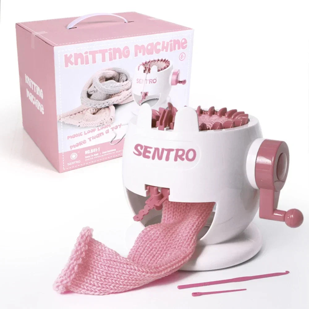 Maliben | Strickolino Knitting Machine | 22 Needles | Automatic Circular Knitting Set For Beginners & Adults | Fast Knitter With Accessories
