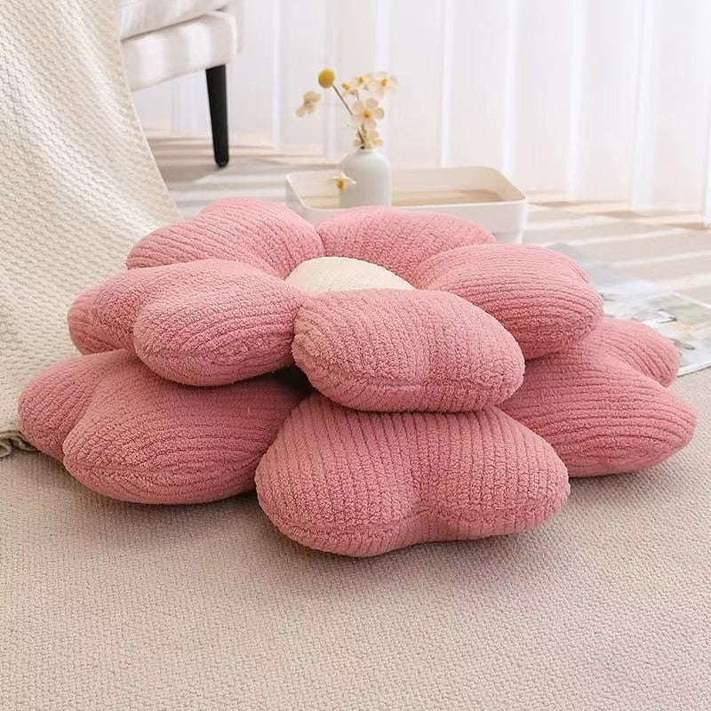 Maliben | Soft Clover Flower Decorative Pillow