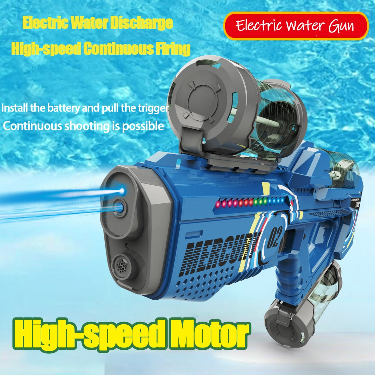 Maliben | Aqua Assault Fully Automatic Electric Water Gun