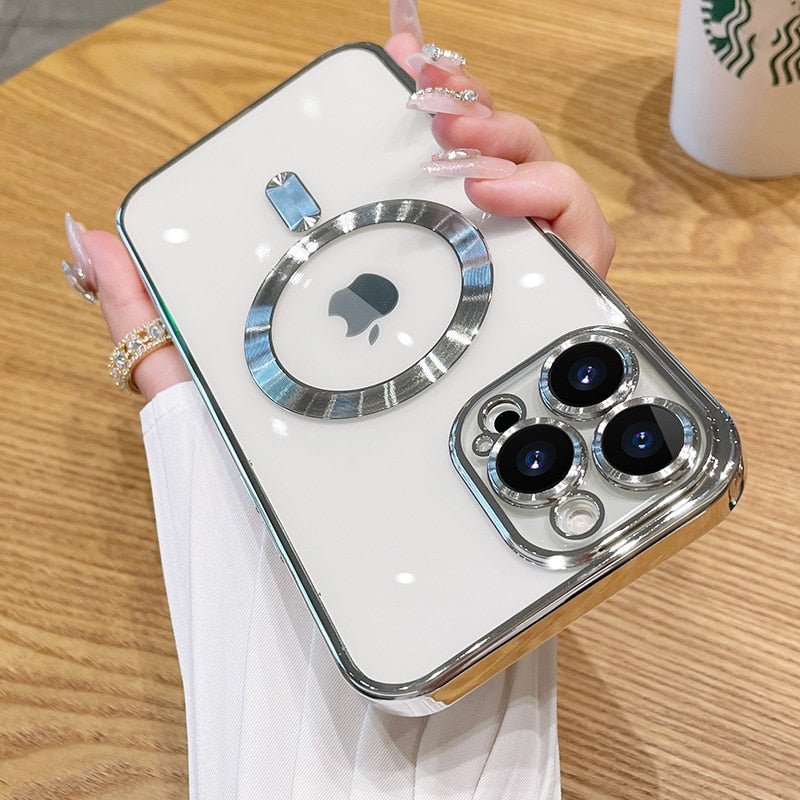 Maliben | Sky Clear Transparent Silicone Iphone Case