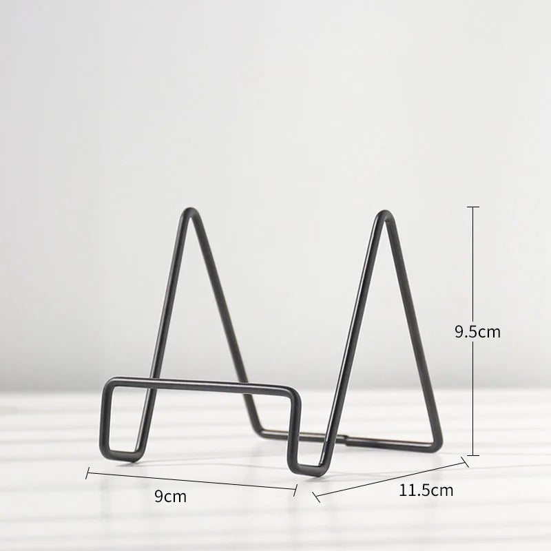 Maliben | Iron Art Multi-Use Display StAnd: Versatile Magazine, Dish, Picture, and Photo Album Stand For Home Decor