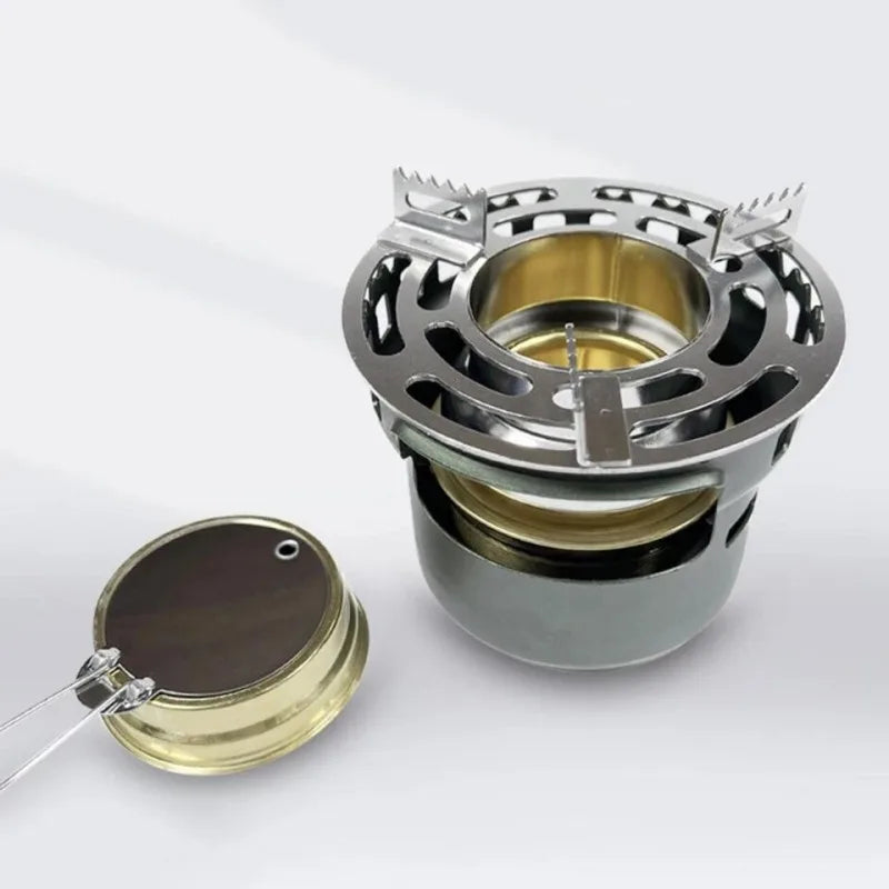 Maliben | Flamvino Alcohol Stove Outdoor Portable | Mini Camping Stove For Hiking & Trekking | Compact Spirit Burner For Outdoor Cooking & Survival