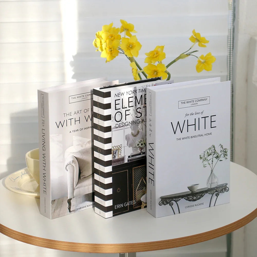 Maliben | Nordictome Decorative Books | Luxury Decoration & Storage Box | 26.7×17.5×4.2 Cm | Coffee Table Accessory In Book Design