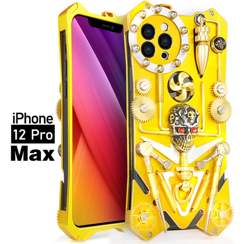 Maliben | Mechanic Skull Cyberpunk Style Iphone Case