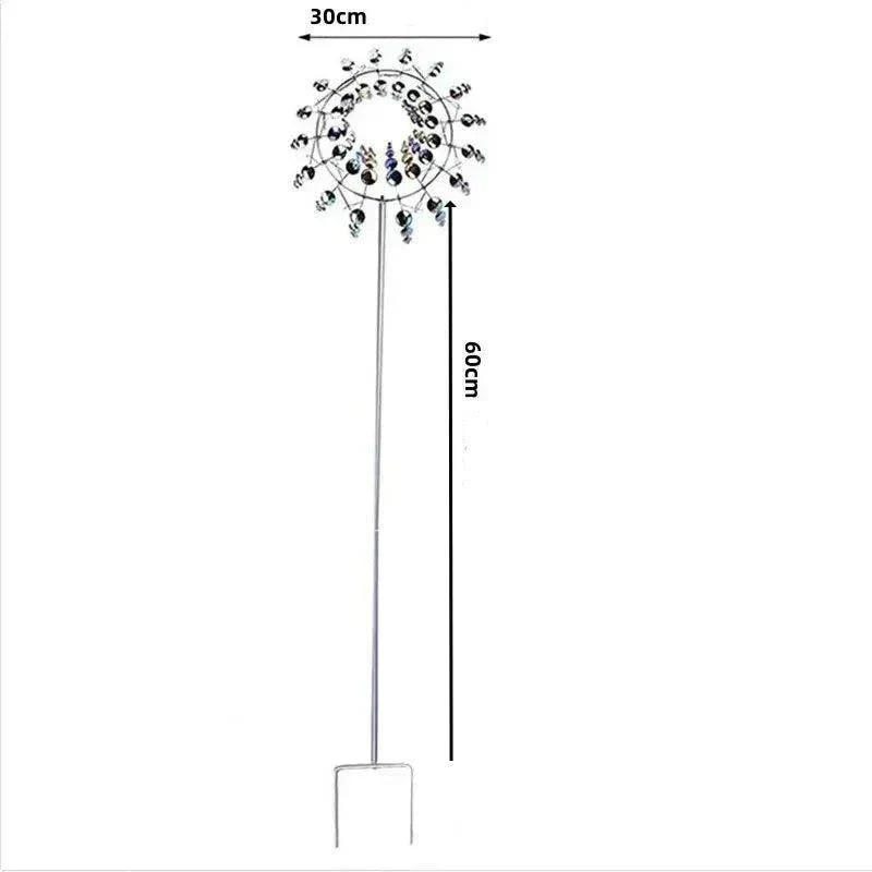 Maliben | Windmill Spinner | Unique Wind-Powered Garden Decor Made Of Metal