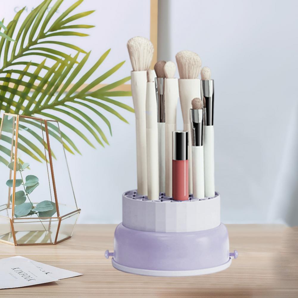 Maliben | Easy Makeup Cleaning Brush Organizer Storage Box