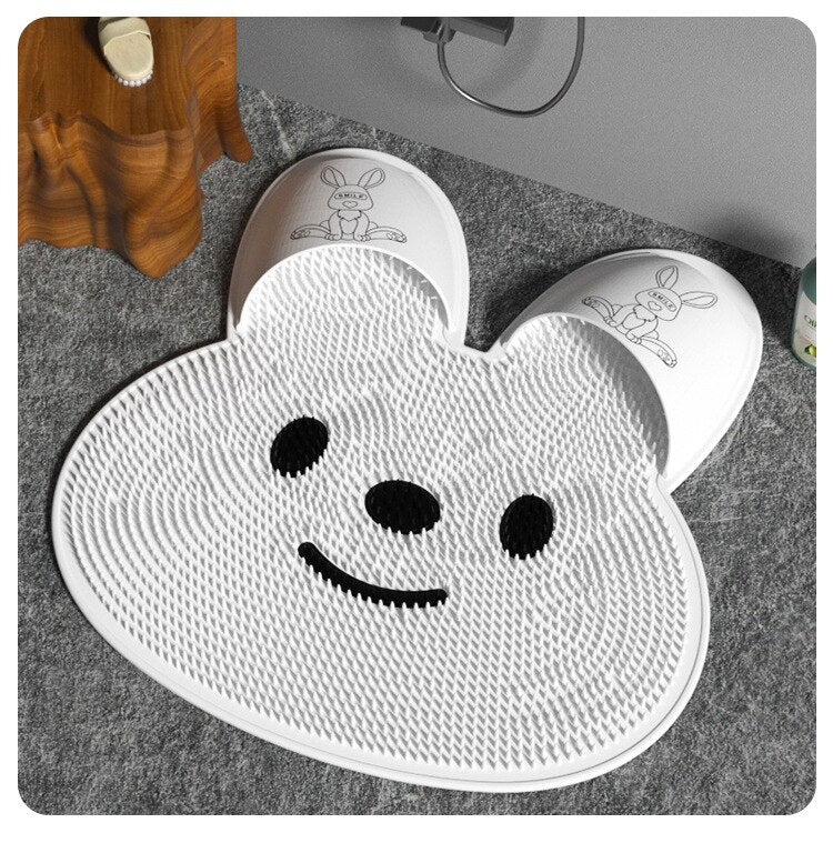Maliben | Massage Rabbit Bath Floor Mat