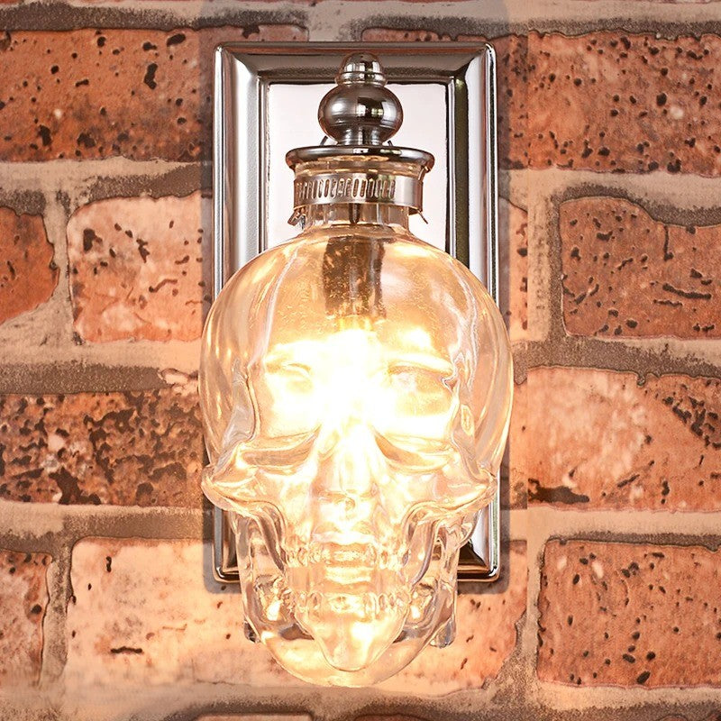 Maliben | Gothic Skull Bottle Retro Wall Lamp