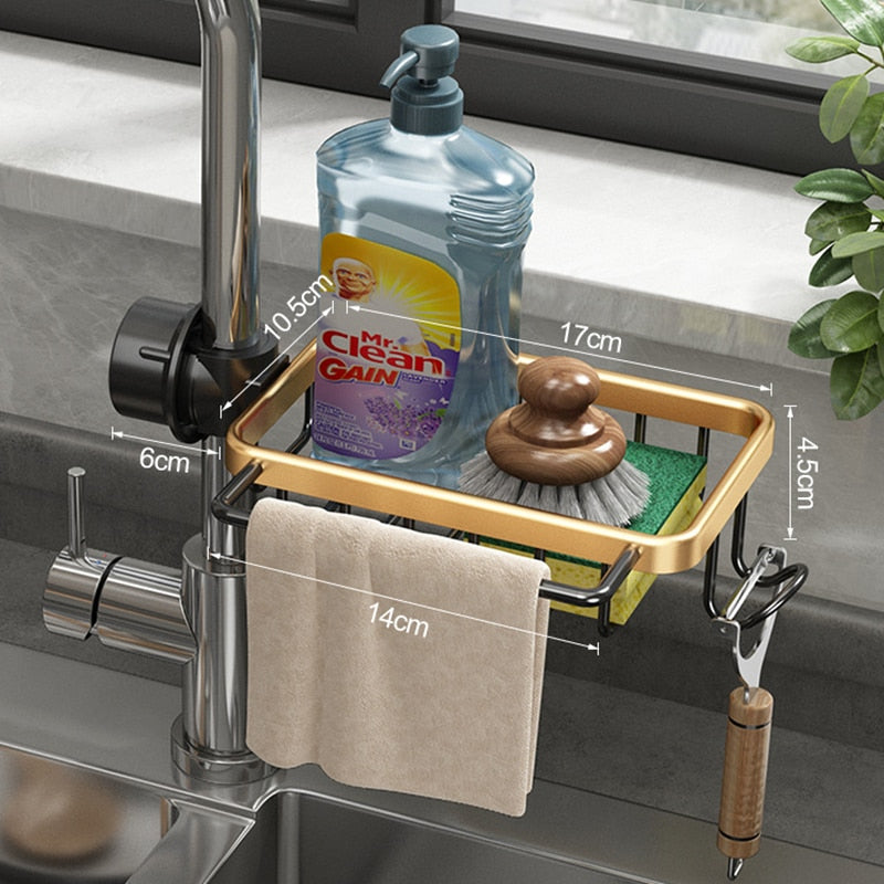 Maliben | Kitchen Organizer Sink Drain Rack