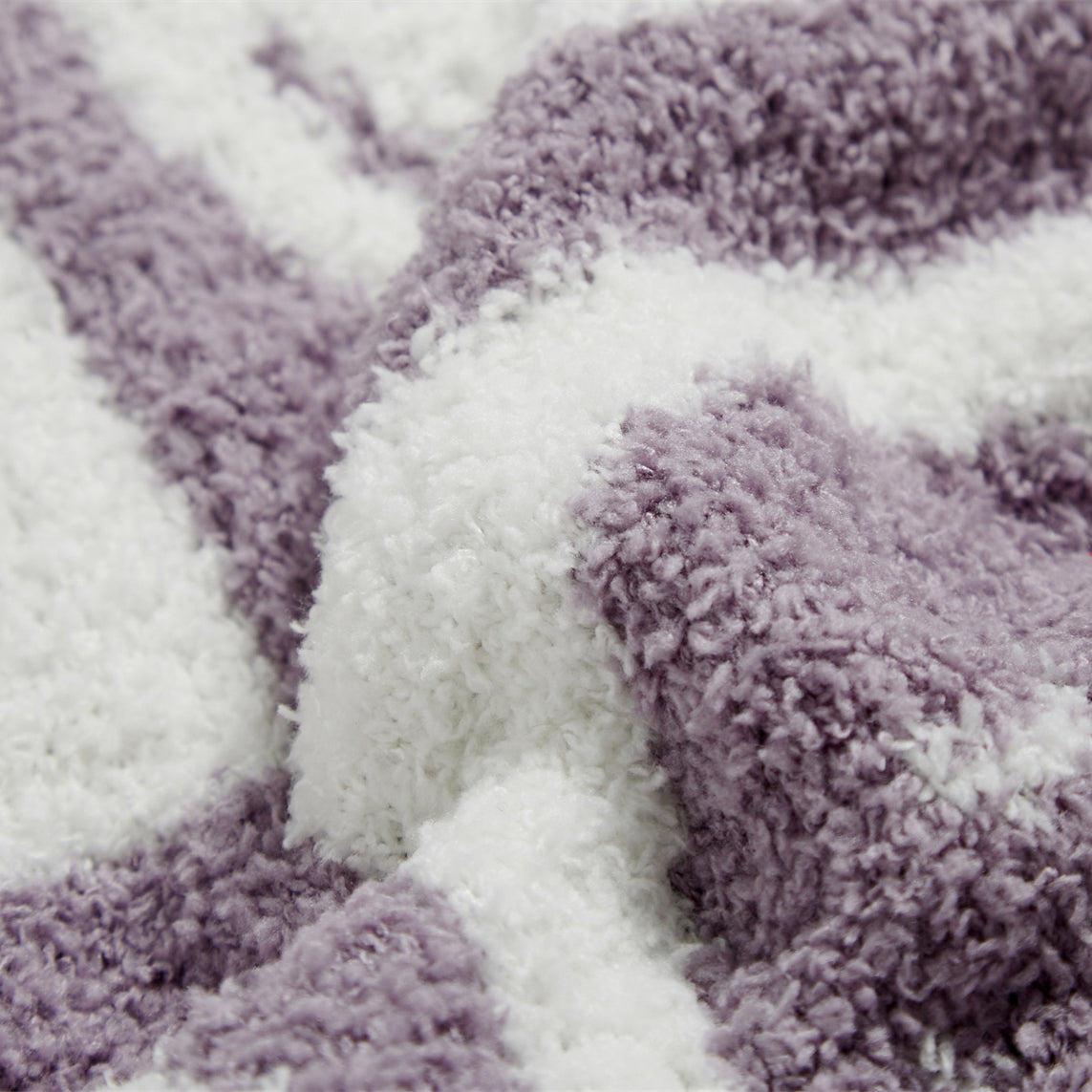 Maliben Smiley Checked Blanket