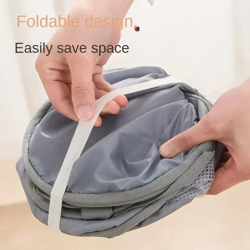 Maliben | Laundry Basket Faltix | Pop-Up Design | With Side Pocket & ReinfOrced Frame | Single or With Double Separation