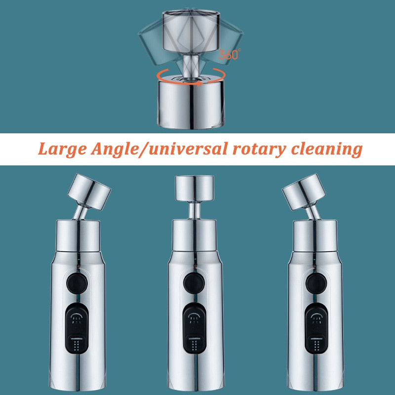 Maliben | 3-Mode Anti-Splash Faucet Adapter