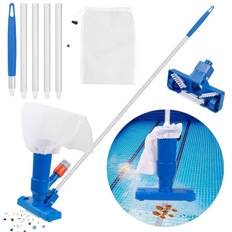 Maliben | Aquarein Pool & Pond Vacuum Set | Underwater Vacuum Cleaner | Incl. Eu Plug | For Pools & Aquariums