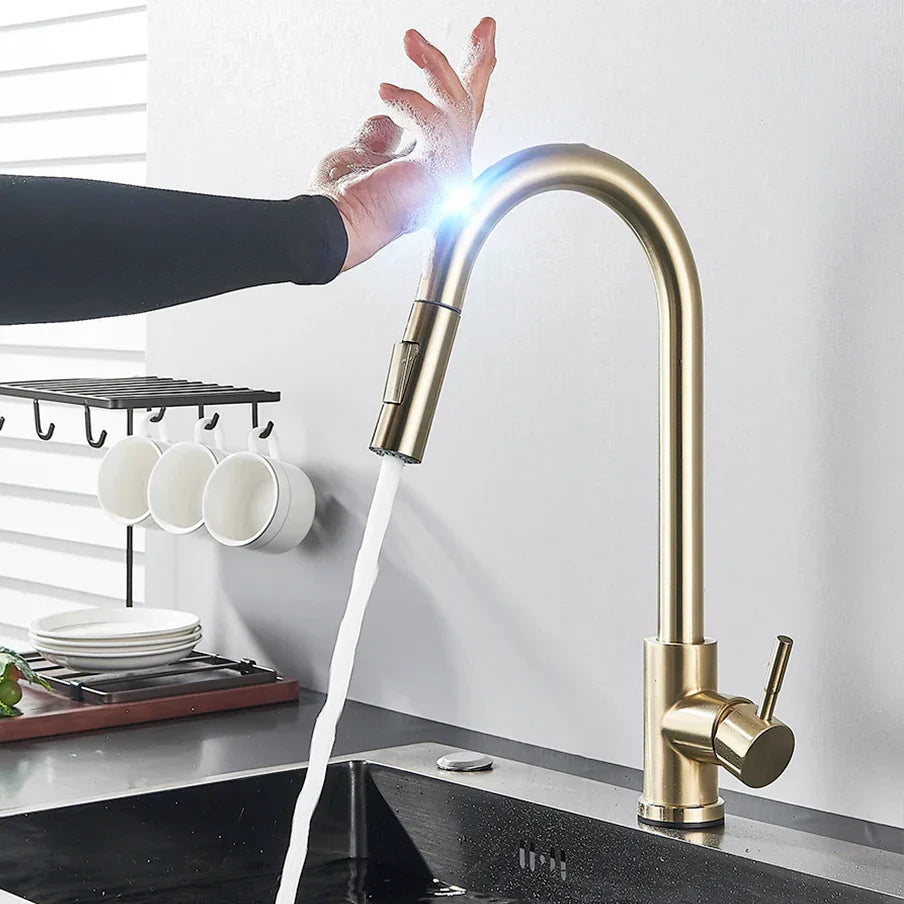 Maliben | Pull-Out Kitchen Faucet With Touch Control And Sensor Function