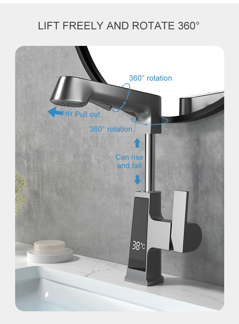 Maliben | Elegant Temperature Display Smart Faucet