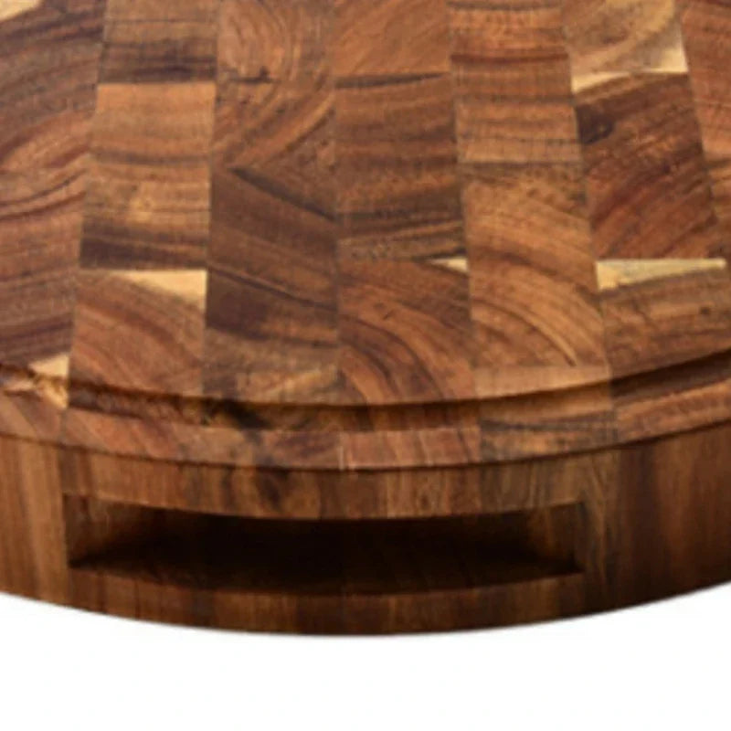 Maliben | Butchergrain | Thick Round Acacia Butcher Block