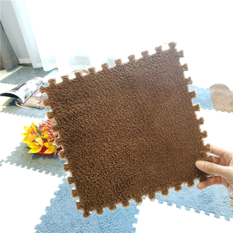 Maliben | Diy Winter Plush Puzzle Mat