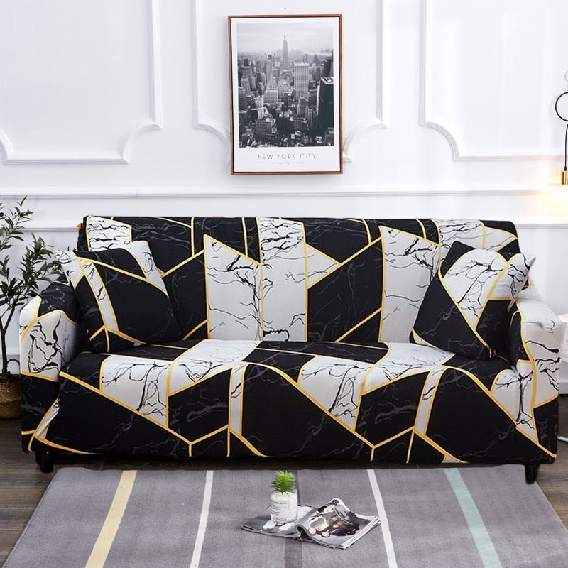 Maliben | Modern Non-slip Colorful Elastic Sofa Cover