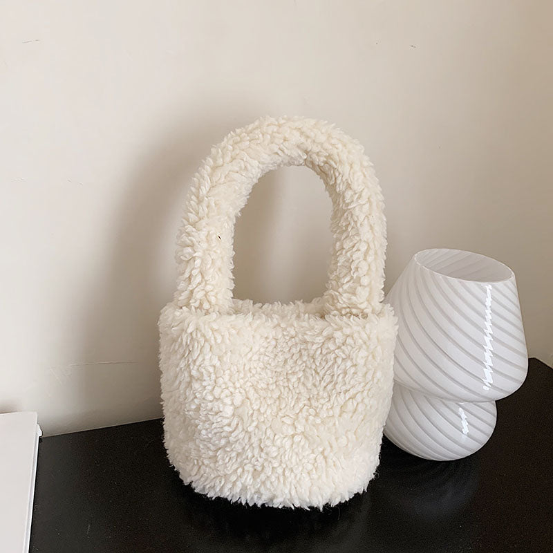 Maliben | Cuddly Plush Mini Bucket Bag