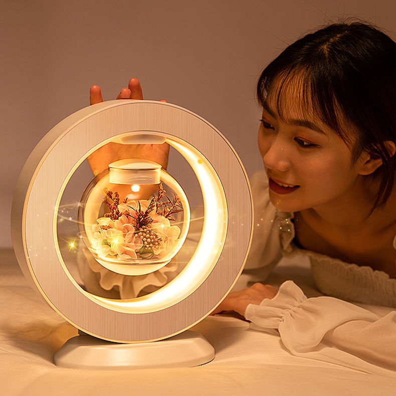 Maliben | Magnetic Love Forever Levitating Flower Lamp
