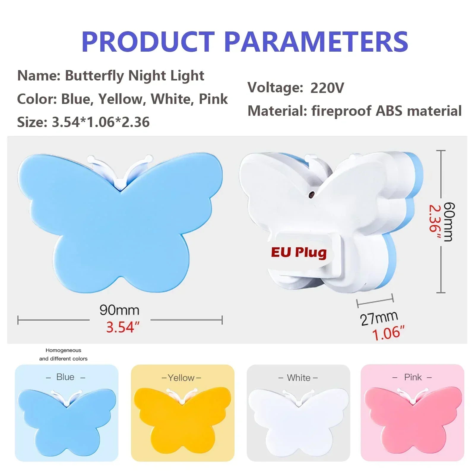Maliben | Glowease Led Night Light | Automatic Light Sensor | Warm White Comfort Light