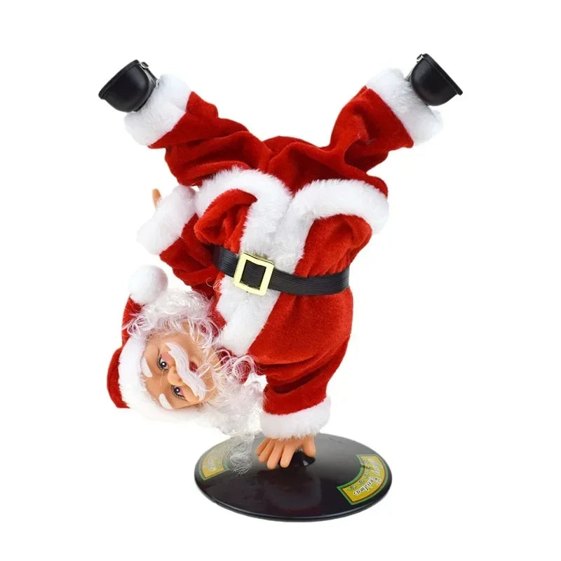 Maliben | Breakdancing Santa Dynamic Christmas Figurine