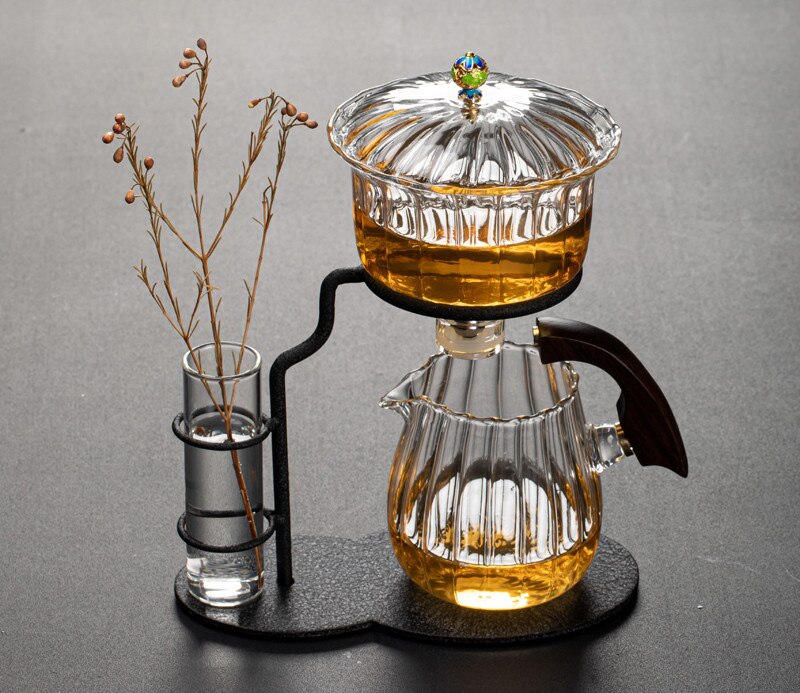 Maliben | Nature Leaf Magnetic Semi-Automatic Tea Set