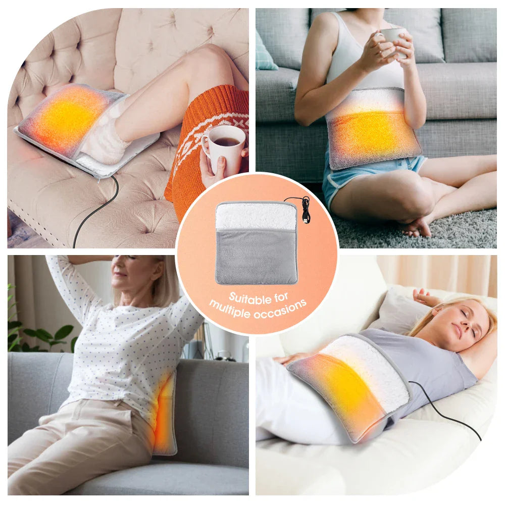 Maliben | Warmstep Electric Foot Heating Mat | Usb Heated Foot Warmer | Soft Flannel | Washable & Energy Saving