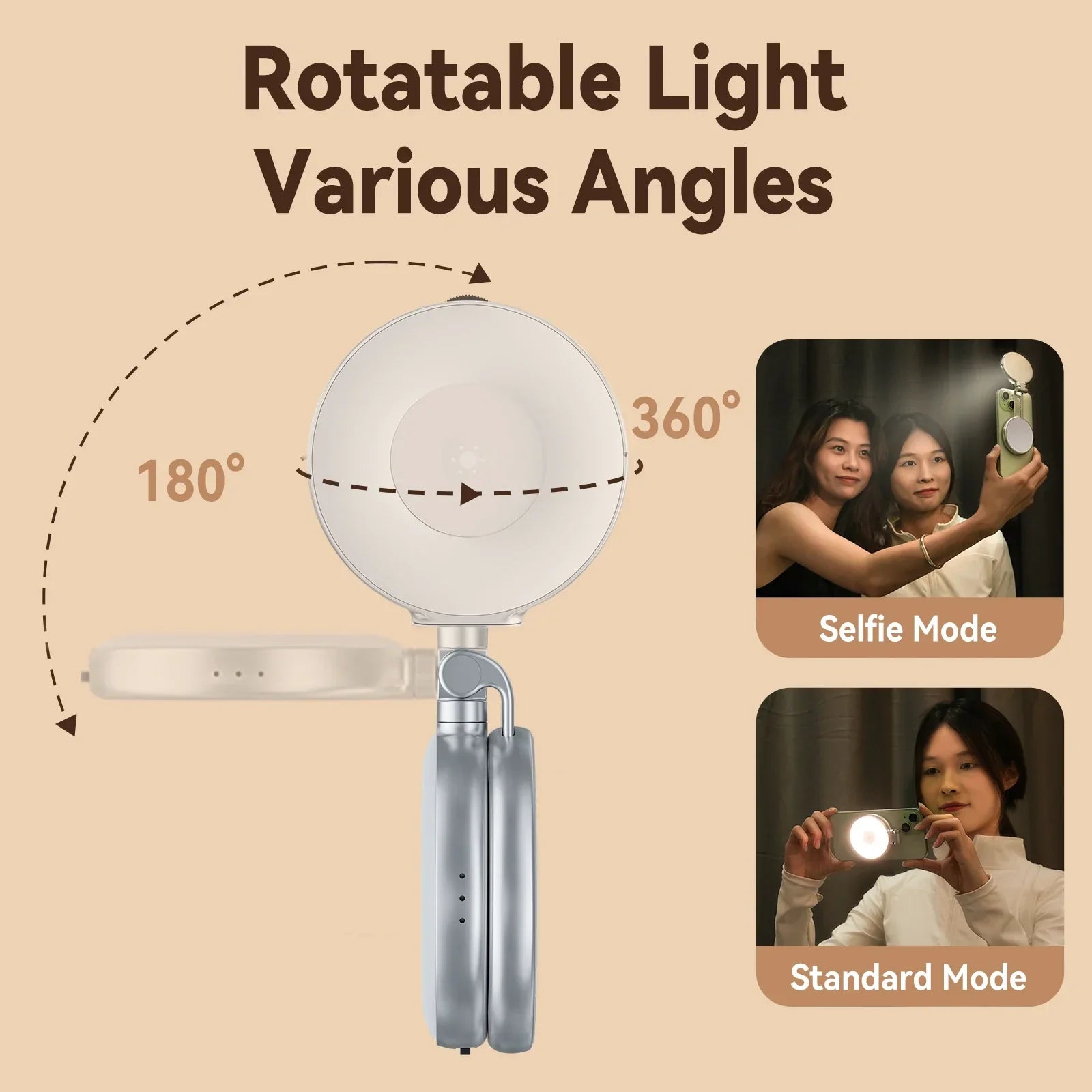 Maliben | Magsafe Adjustable Selfie Fill Light