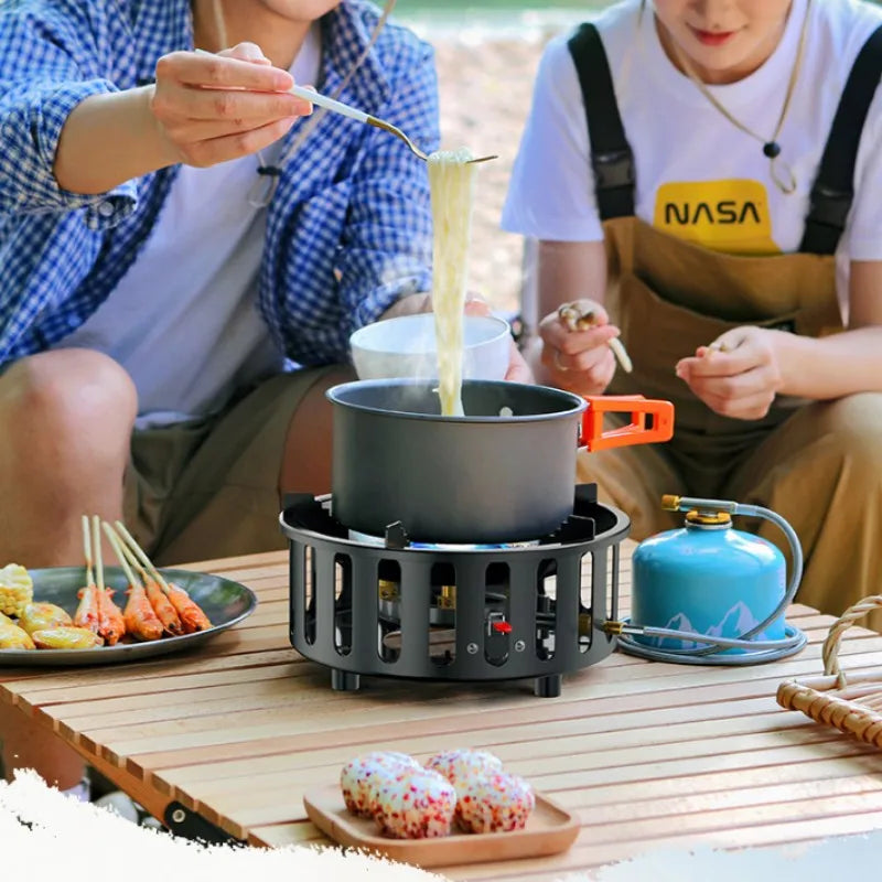 Maliben | 7-Core Portable Camping Gas Stove With Electronic Ignition – Kael