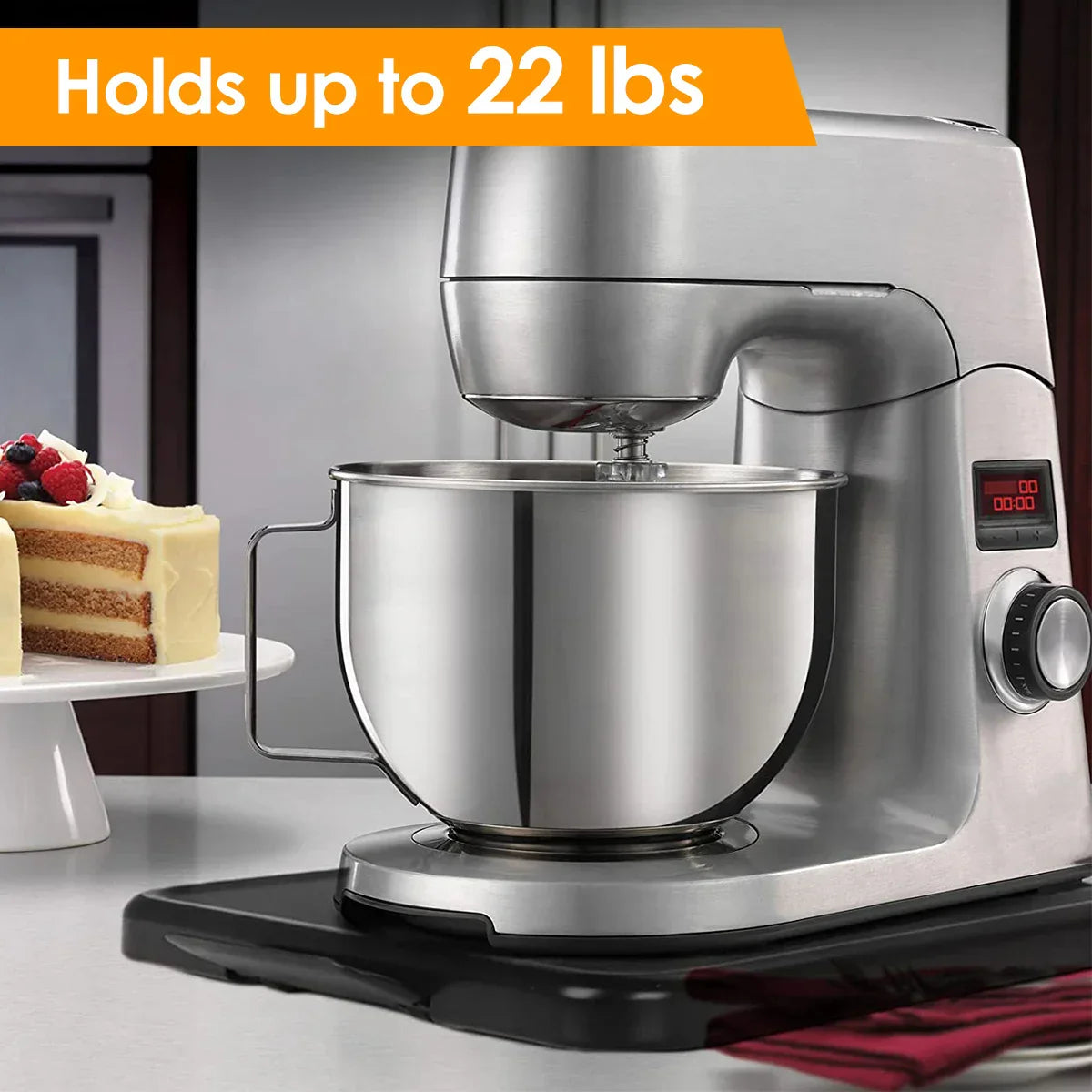 Maliben | Rollova Kitchen Devices Sliding Board | With Wheels & Anti-Slip Surface | Load Capacity Up To 10 Kg | 41 X 30 X 2 Cm