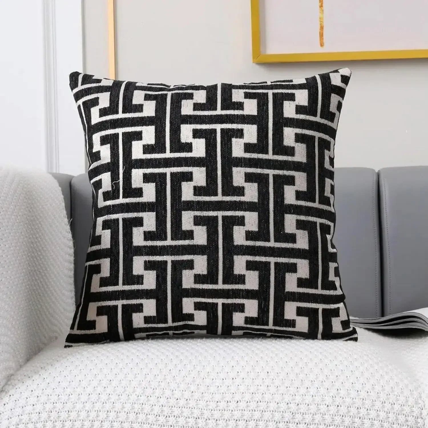 Maliben | Embroidered Cushion Without Filling For Sofa And Living Room