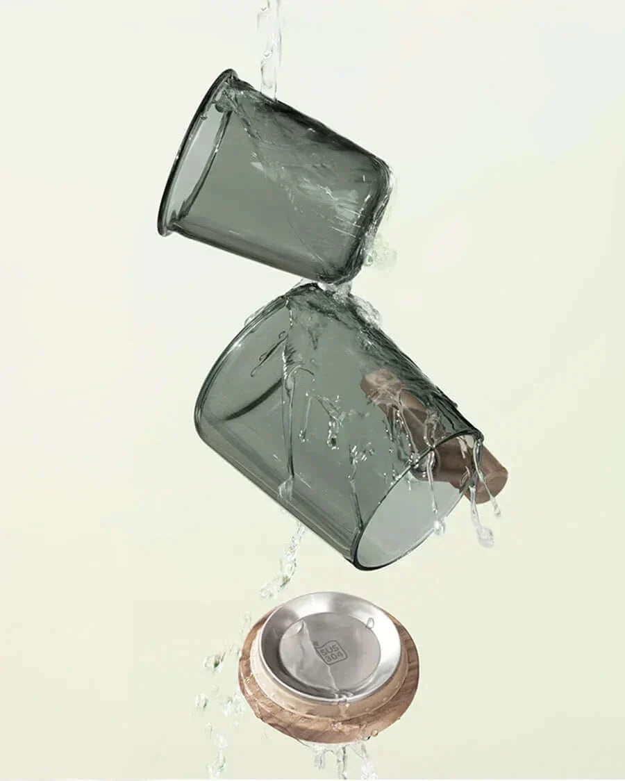 Maliben | Ultramodern Glass Tea Cup with Filter and Lid