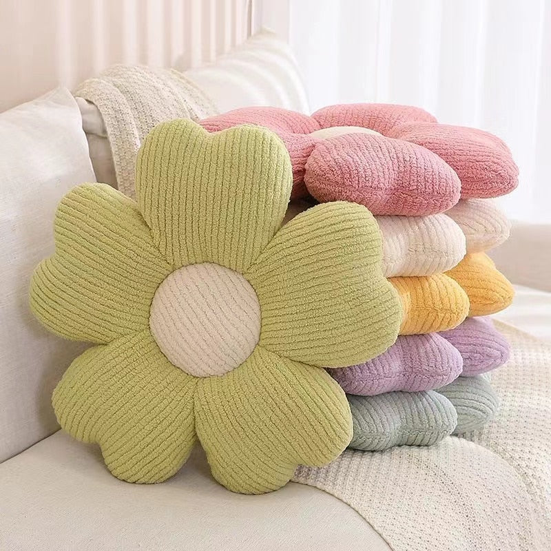 Maliben | Soft Clover Flower Decorative Pillow