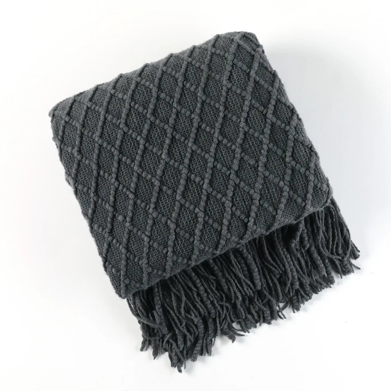Maliben Nordic Style Dick Knitted Blanket